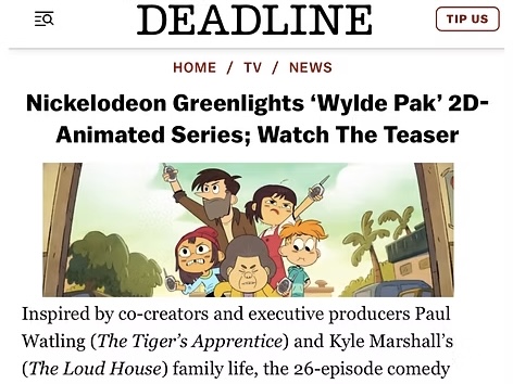 Deadline Article - Nikki Castillo lead voice actress Lily Pak Wylde Pak Nickelodeon